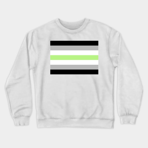 Agender Pride Flag Crewneck Sweatshirt by sovereign120